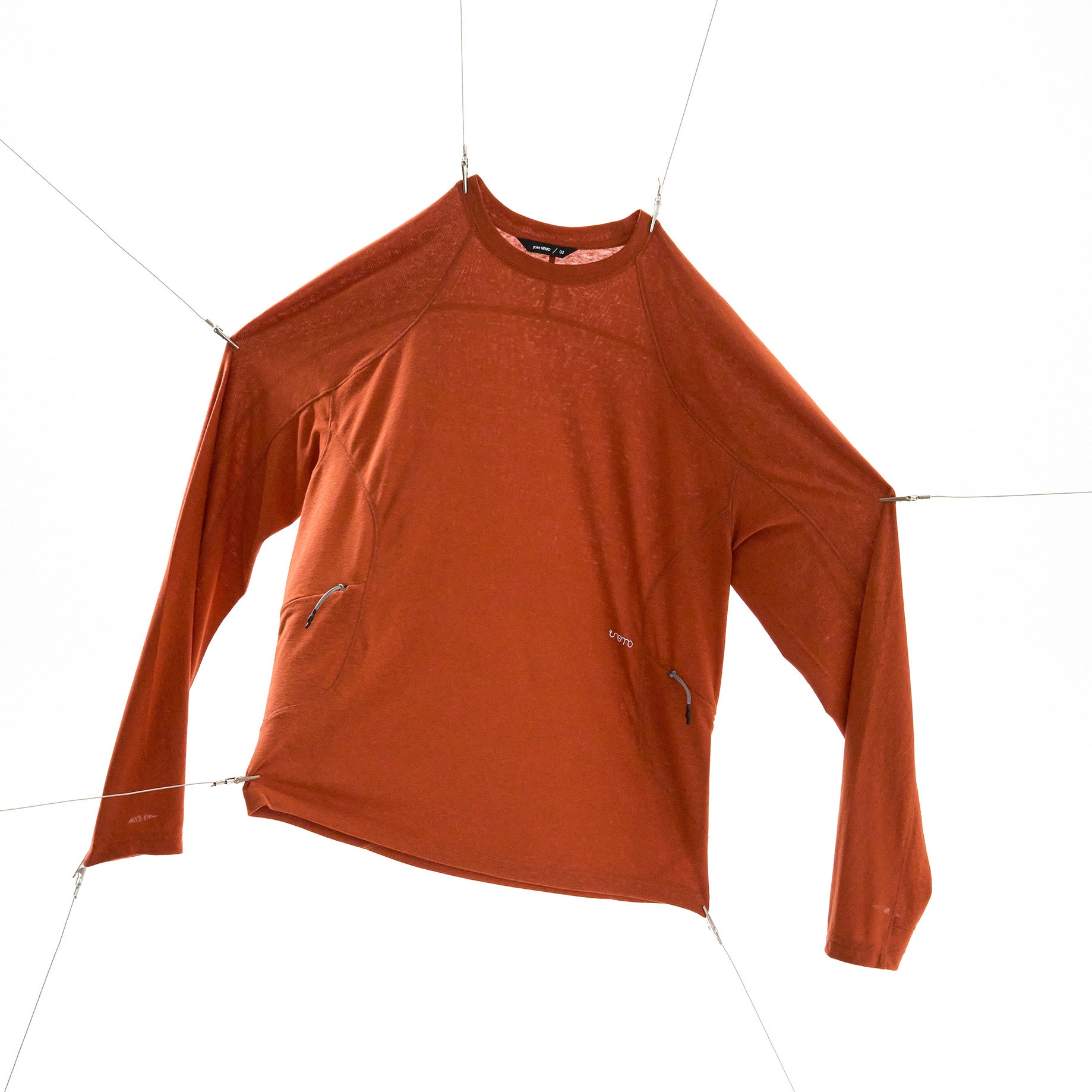 point NEMO Natural Hemp Long Sleeve Tee – Breathable, Anti-Odor & Moisture-Wicking