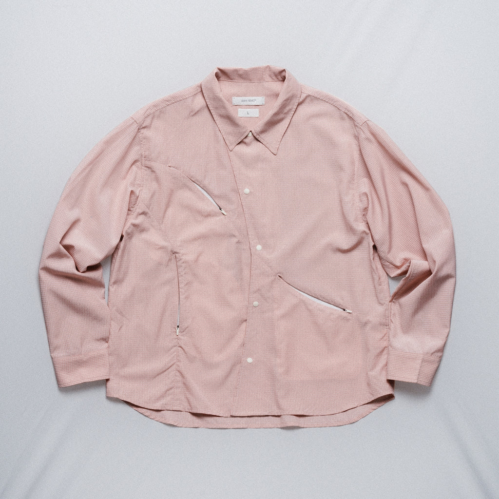 point NEMO Arc-Cut Color-Block Long Sleeve Shirt