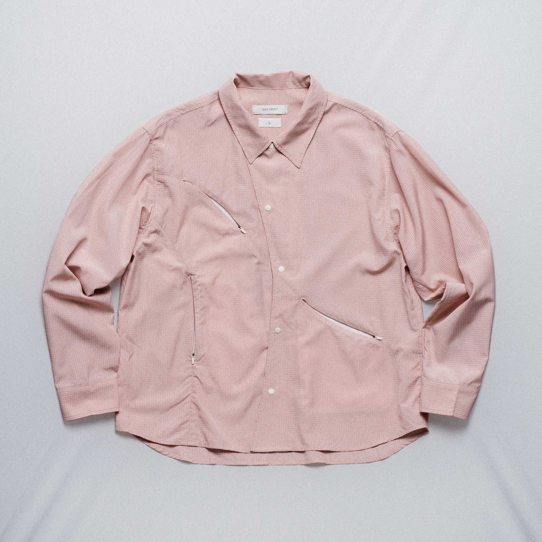 point NEMO Arc-Cut Color-Block Long Sleeve Shirt