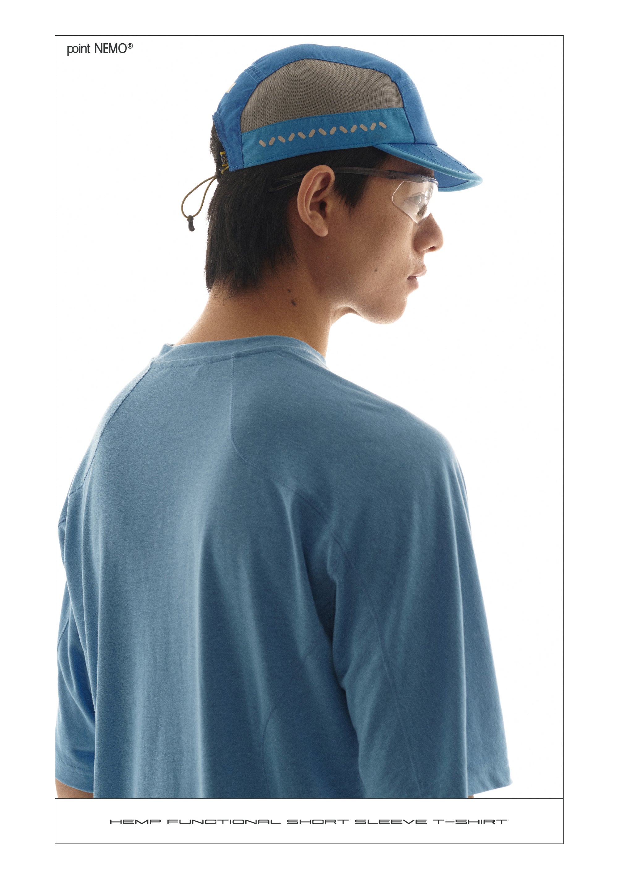 point NEMO Natural Hemp Short Sleeve Tee – Breathable, Anti-Odor & Moisture-Wicking