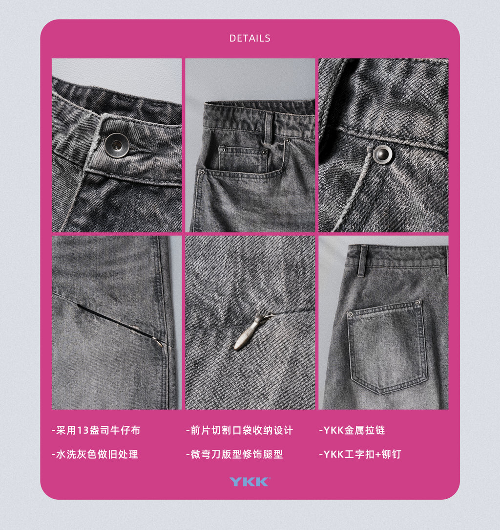 point NEMO Anatomical Curved-Leg Jeans