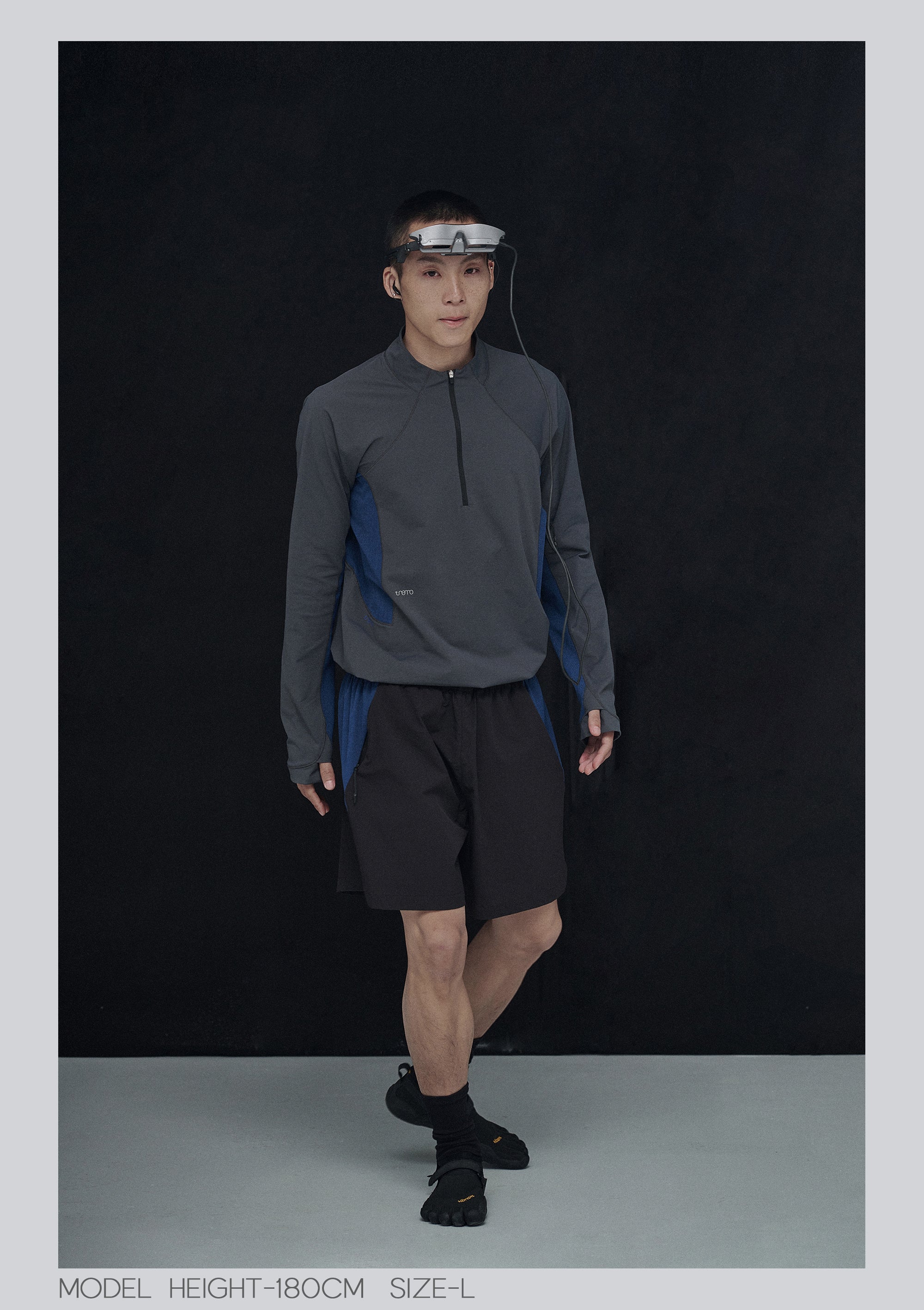point NEMO 25SS Paneled Contrast Running Long Sleeve – Technical Performance Top