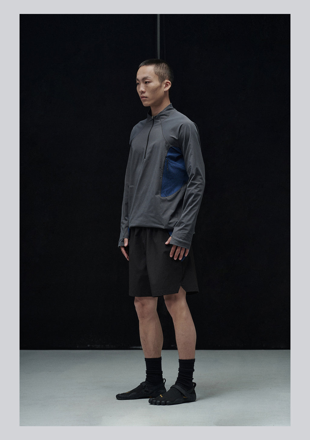 point NEMO 25SS Paneled Contrast Running Long Sleeve – Technical Performance Top