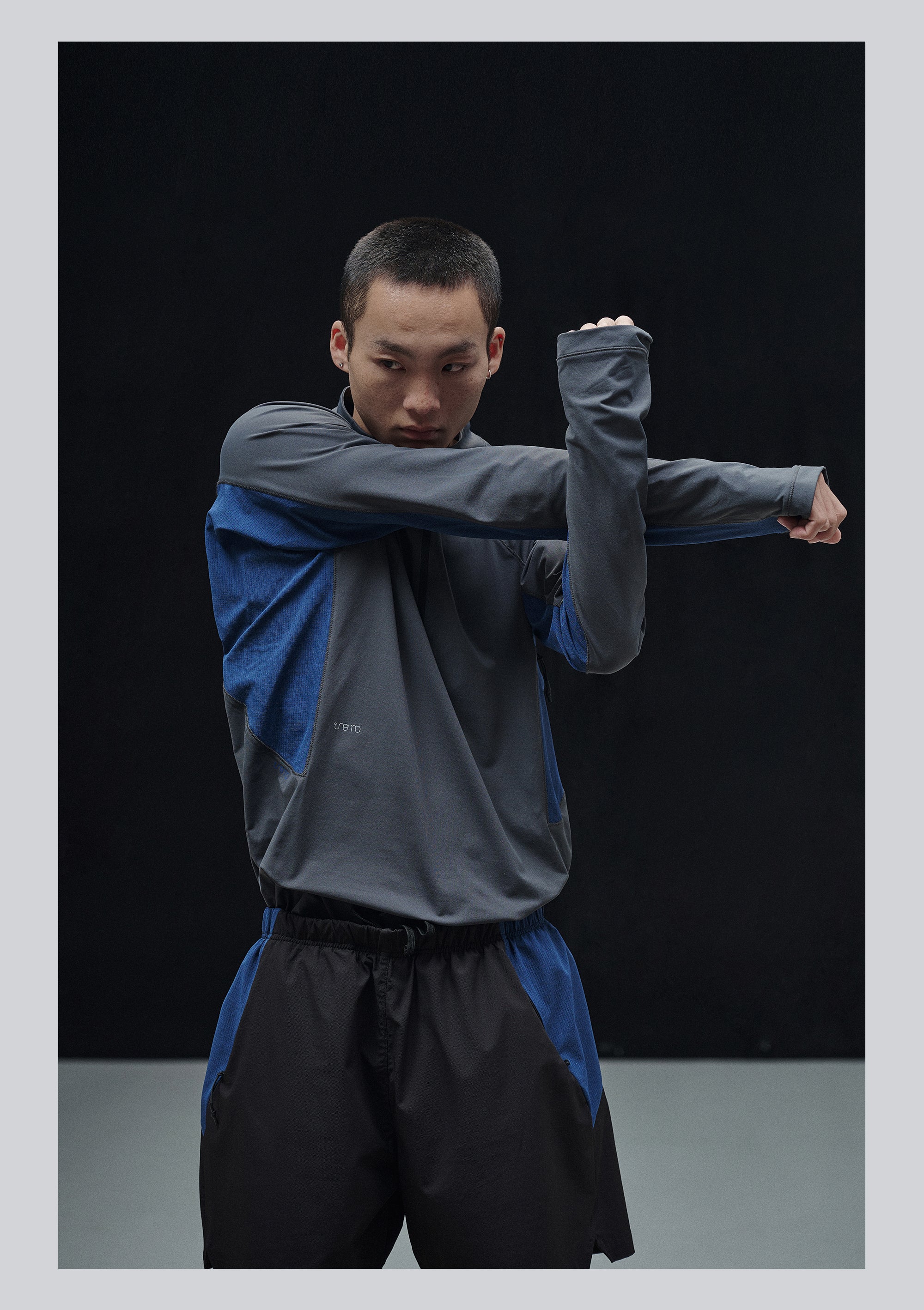point NEMO 25SS Paneled Contrast Running Long Sleeve – Technical Performance Top