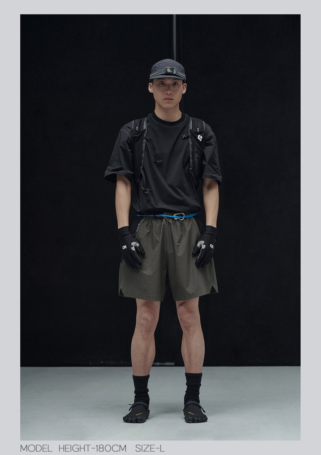 point NEMO 25SS Paneled Running Shorts – Technical Utility Athletic Wear