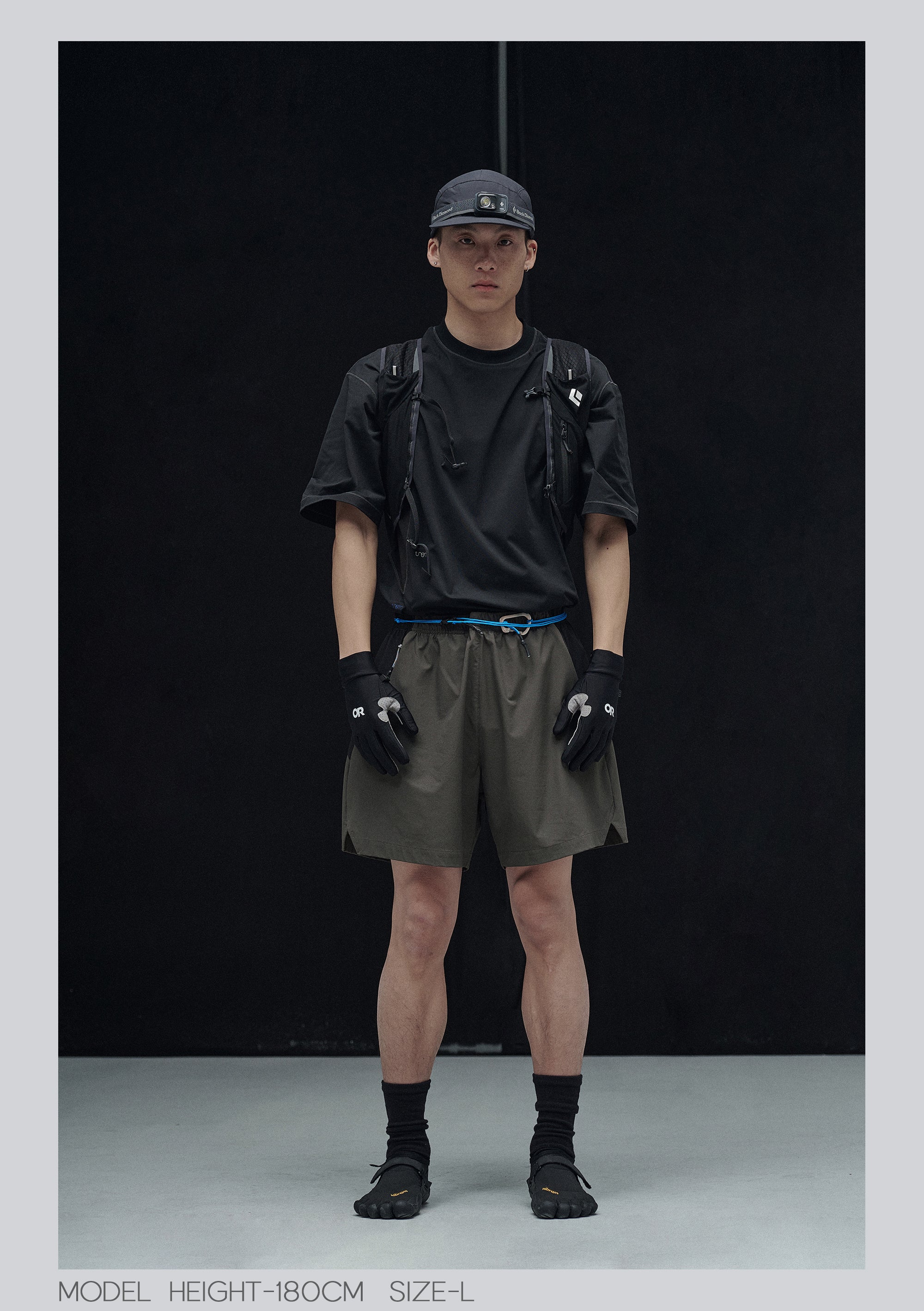 point NEMO 25SS Paneled Running Shorts – Technical Utility Athletic Wear