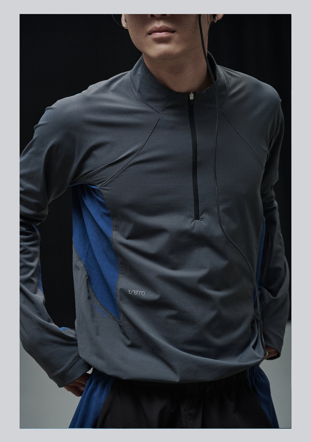 point NEMO 25SS Paneled Contrast Running Long Sleeve – Technical Performance Top