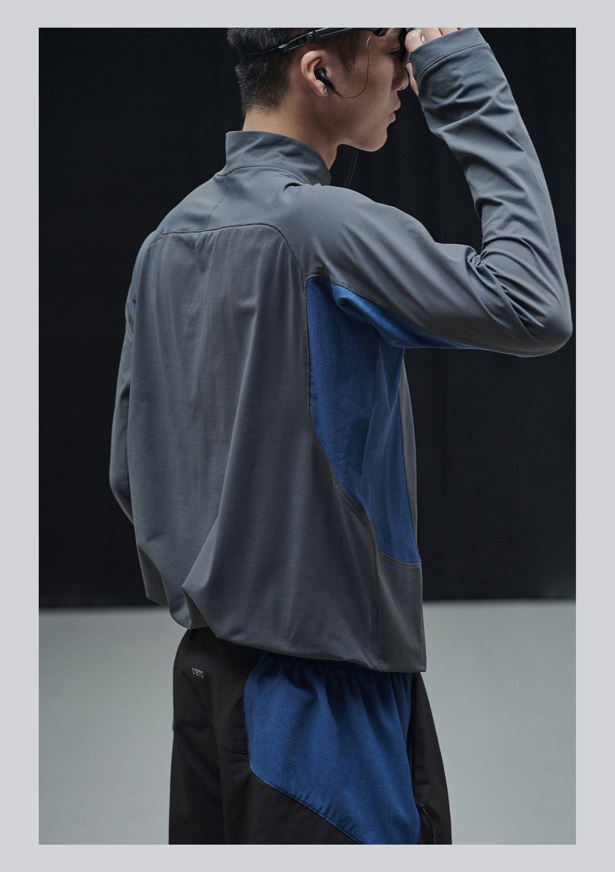 point NEMO 25SS Paneled Contrast Running Long Sleeve – Technical Performance Top