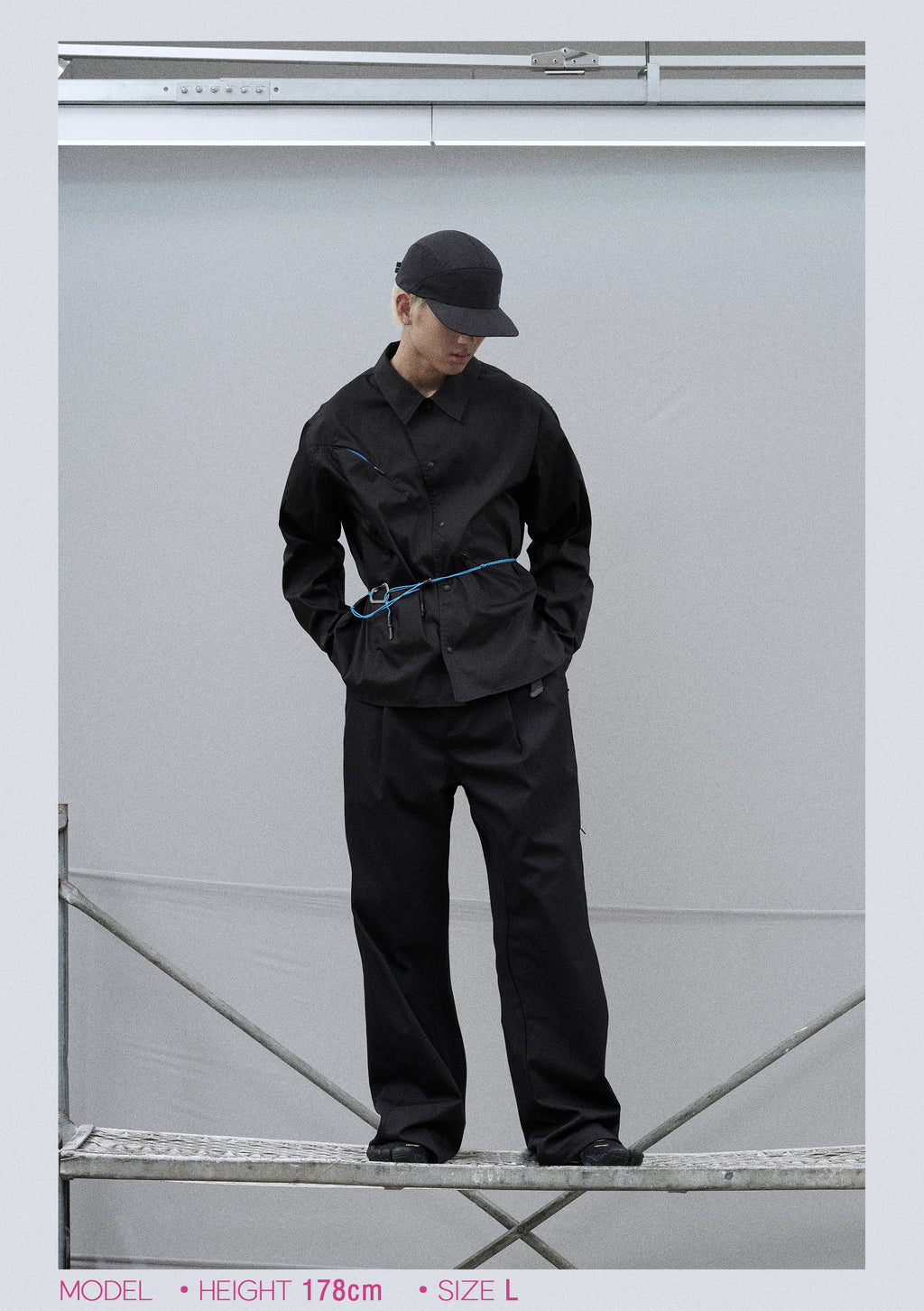 point NEMO Arc-Cut Color-Block Long Sleeve Shirt