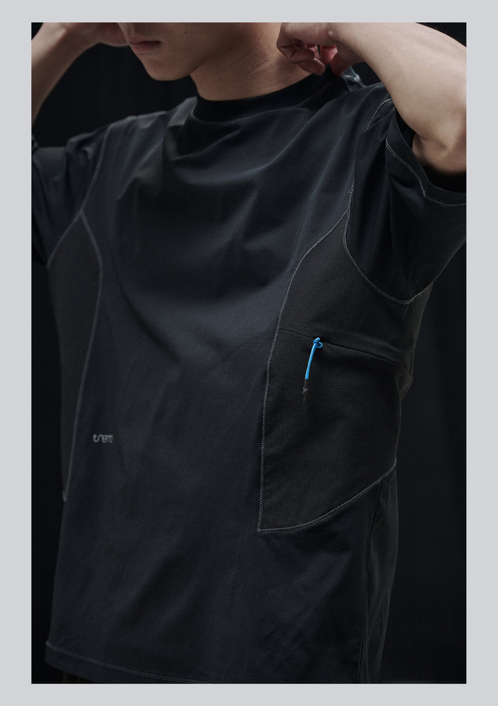 point NEMO 25SS Patchwork Performance Running Tee – Quick-Dry Technical Gear