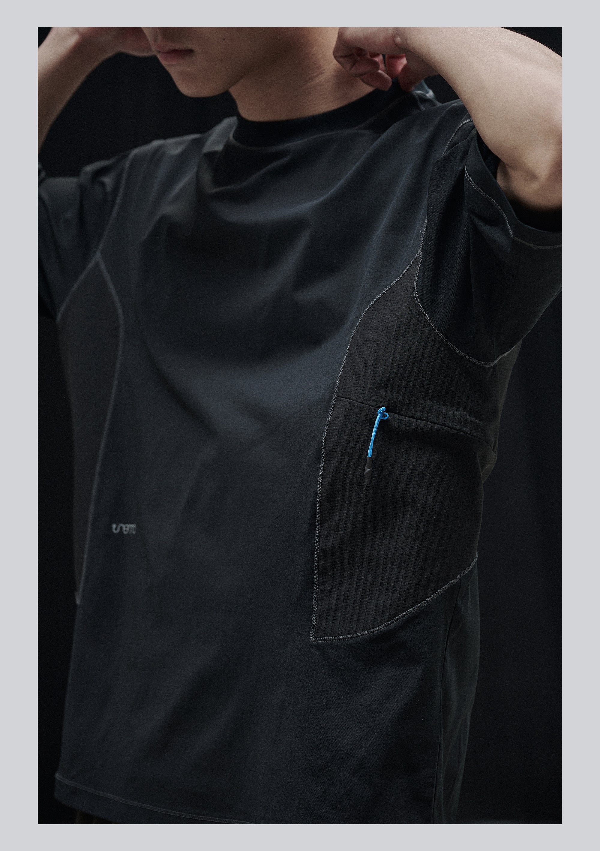 point NEMO 25SS Patchwork Performance Running Tee – Quick-Dry Technical Gear