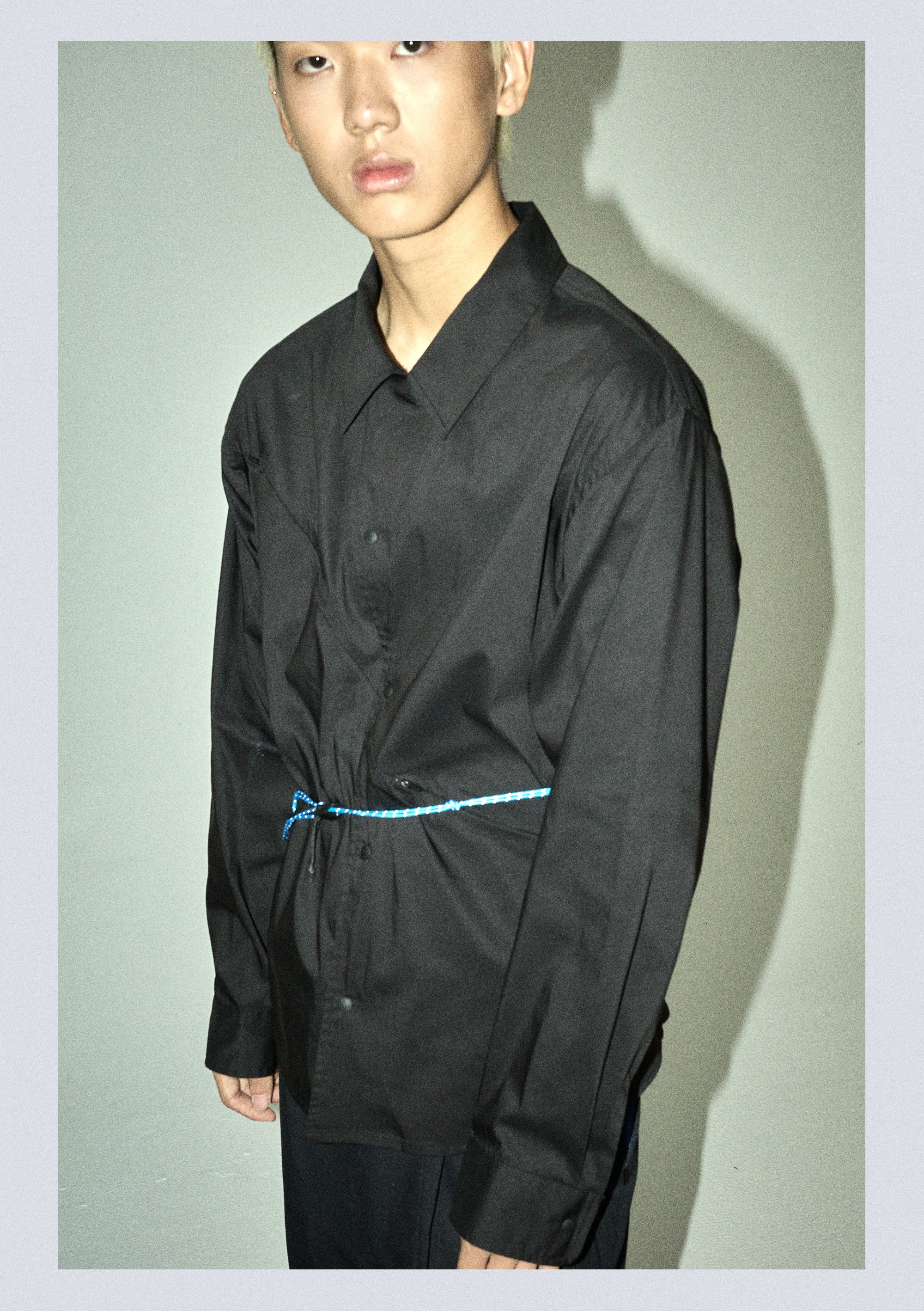 point NEMO Arc-Cut Color-Block Long Sleeve Shirt