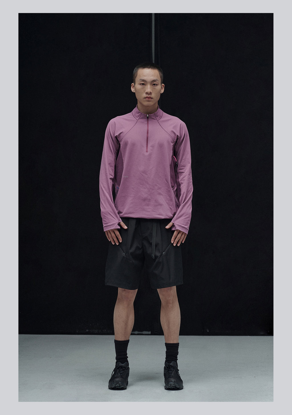 point NEMO 25SS Paneled Contrast Running Long Sleeve – Technical Performance Top