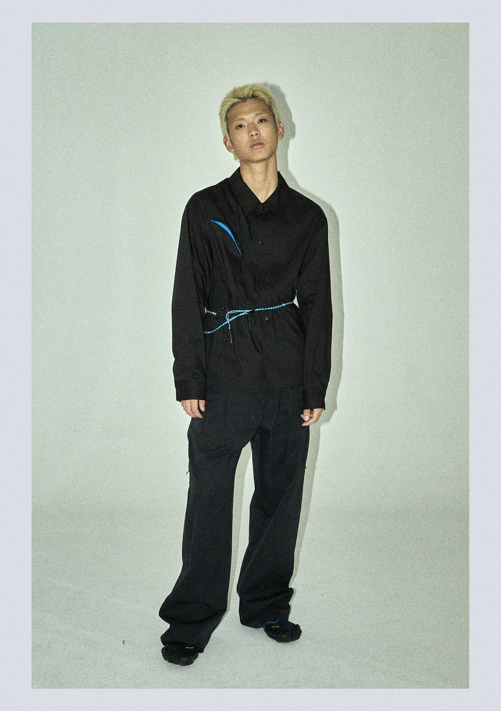 point NEMO Arc-Cut Color-Block Long Sleeve Shirt