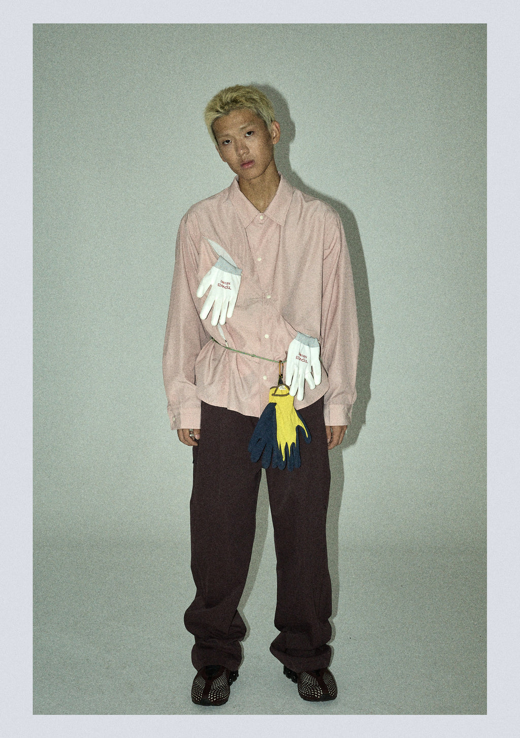 point NEMO Arc-Cut Color-Block Long Sleeve Shirt